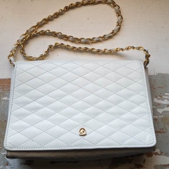 Koret Handbags - Quilted White Leather Bag